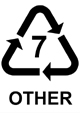 Recycling symbol for OTHER plastics